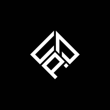 Siyah arka planda UPD mektup logosu tasarımı. UPD yaratıcı harfler logosu konsepti. UPD harf tasarımı.