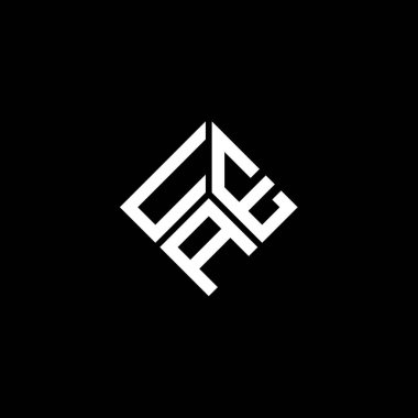 Siyah arka planda BAE harf logosu tasarımı. BAE yaratıcı harf logosu konsepti. BAE harf tasarımı.