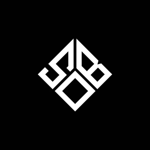 黒い背景にSpbの手紙のロゴデザイン Spb創造的なイニシャルの手紙のロゴの概念 Spb文字デザイン黒を基調としたSpb文字ロゴデザイン Spb創造的なイニシャルの手紙のロゴの概念 Spbレターデザイン — ストックベクタ