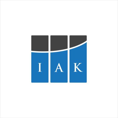 Beyaz arka planda IAK harfli logo tasarımı. IAK yaratıcı harflerin baş harfleri logo kavramı. IAK mektup tasarımı. Beyaz arka planda IAK harf logosu tasarımı. IAK yaratıcı harflerin baş harfleri logo kavramı. IAK harf tasarımı. IAK harfi logo tasarımı.
