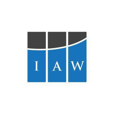 Beyaz arka planda IAW harf logosu tasarımı. IAW yaratıcı harflerin baş harfleri logo kavramı. IAW harf tasarımı. Beyazların arka planında IAW harf logosu tasarımı. IAW yaratıcı harflerin baş harfleri logo kavramı. IAW harf tasarımı. IAW 'nin Beyaz Geri Grou' daki logo tasarımı.