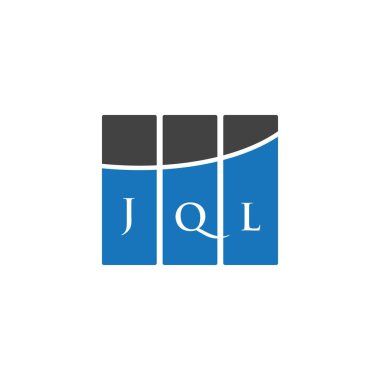 Beyaz arkaplanda JQL harf logosu tasarımı. JQL yaratıcı harflerin baş harfleri logo kavramı. JQL harf tasarımı.