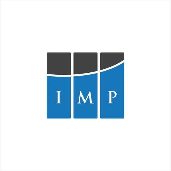 Imp Letter Logo Design Auf Weißem Hintergrund Imp Kreative Initialen — Stockvektor