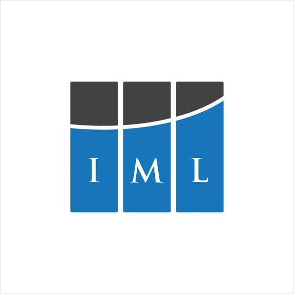 Iml Letter Logo Design White Background Iml Creative Initials Letter — Stock vektor
