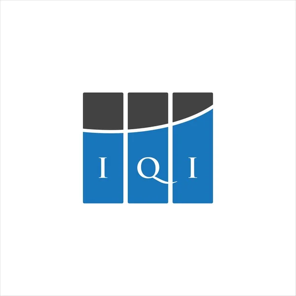 Projekt Logo Litery Iqi Białym Tle Iqi Twórcze Inicjały Koncepcja — Wektor stockowy
