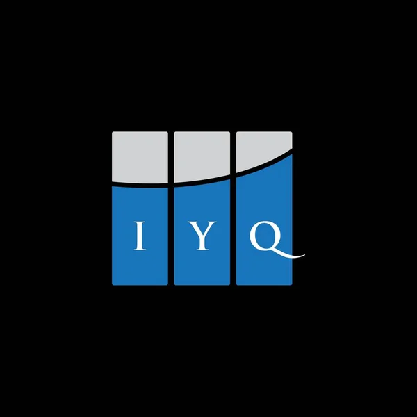 Diseño Del Logotipo Letra Iyq Sobre Fondo Blanco Iyq Iniciales — Vector de stock