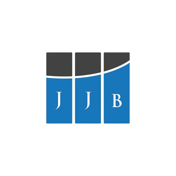 Jjb Lettre Logo Design Sur Fond Blanc Jjb Initiales Créatives — Image vectorielle