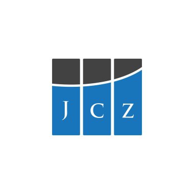 Beyaz arka planda JCZ harf logosu tasarımı. JCZ yaratıcı harflerin baş harfleri logo kavramı. JCZ harf tasarımı.