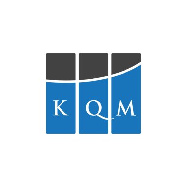Beyazların arka planında KQM harf logosu tasarımı. KQM yaratıcı harflerin baş harfleri logo kavramı. KQM harf tasarımı. KQM harf logo tasarımı Beyaz arkaplanda. KQM yaratıcı harflerin baş harfleri logo kavramı. KQM harf tasarımı. KQM harfi logo tasarımı