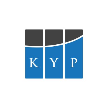 Beyazların arka planında KYP harf logosu tasarımı. KYP yaratıcı harflerin baş harfleri logo kavramı. KYP harf tasarımı. KYP harfi logo tasarımı. Beyazların arka planında. KYP yaratıcı harflerin baş harfleri logo kavramı. KYP harf tasarımı. KYP harfi logo tasarımı