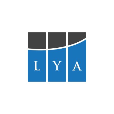 LYA harf logosu dizaynı beyazların arka planında. LYA yaratıcı harfler logosu konsepti. LYA harf tasarımı. LYA harf logosu tasarımı. Beyazların arka planında. LYA yaratıcı harfler logosu konsepti. LYA harf tasarımı.