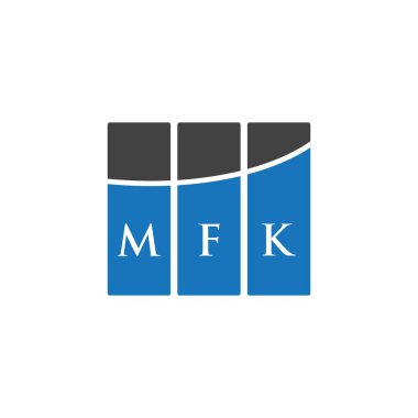 Beyaz arka planda MFK harf logosu tasarımı. MFK yaratıcı harflerin baş harfleri logo kavramı. MFK harf tasarımı. MFK harf logosu dizaynı. MFK yaratıcı harflerin baş harfleri logo kavramı. MFK harf tasarımı. MFK harfi logo tasarımı.