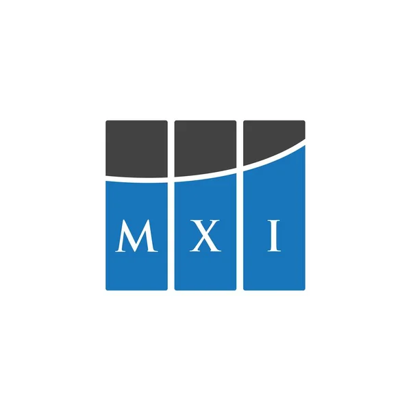 Mxi Letter Logo Design White Background Mxi Creative Initials Letter — стоковый вектор