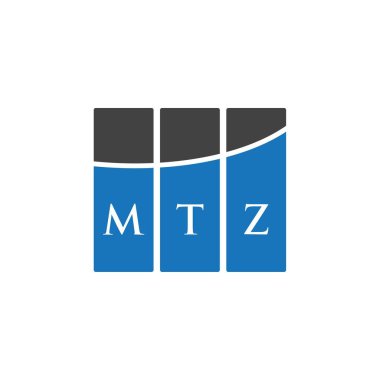 Beyaz arka planda MTZ harf logosu tasarımı. MTZ yaratıcı harf logosu konsepti. MTZ harf tasarımı. MTZ harfi logo tasarımı. Beyazların arka planında. MTZ yaratıcı harf logosu konsepti. MTZ harf tasarımı. MTZ harfi logo tasarımı