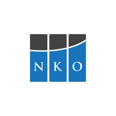 Beyaz arka planda NKO harfi logo tasarımı. NKO yaratıcı harflerin baş harfleri logo kavramı. NKO harf tasarımı. NKO harfi logo tasarımı. Beyazların arka planında. NKO yaratıcı harflerin baş harfleri logo kavramı. NKO harf tasarımı.
