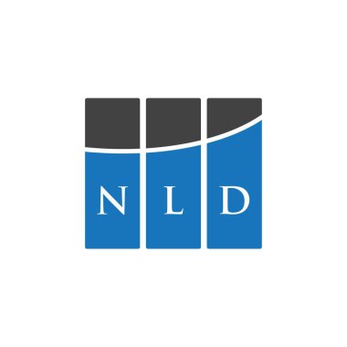 Beyaz arka planda NLD harfli logo tasarımı. NLD yaratıcı harflerin baş harfleri logo kavramı. NLD harf dizaynı. Beyaz arka planda NLD harf logo tasarımı. NLD yaratıcı harflerin baş harfleri logo kavramı. NLD harf tasarımı.