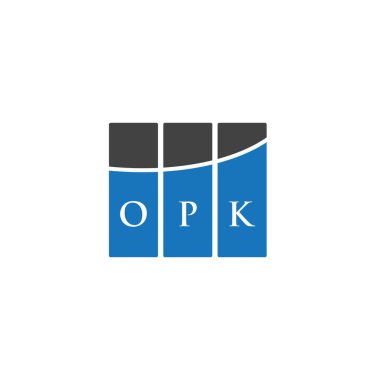 Beyaz arka planda OPK harf logosu tasarımı. OPK yaratıcı harflerin baş harfleri logo kavramı. OPK harf dizaynı. OPK harf logosu dizaynı beyazların arka planında. OPK yaratıcı harflerin baş harfleri logo kavramı. OPK harf tasarımı. OPK beyaz geri Grou üzerine logo tasarımı