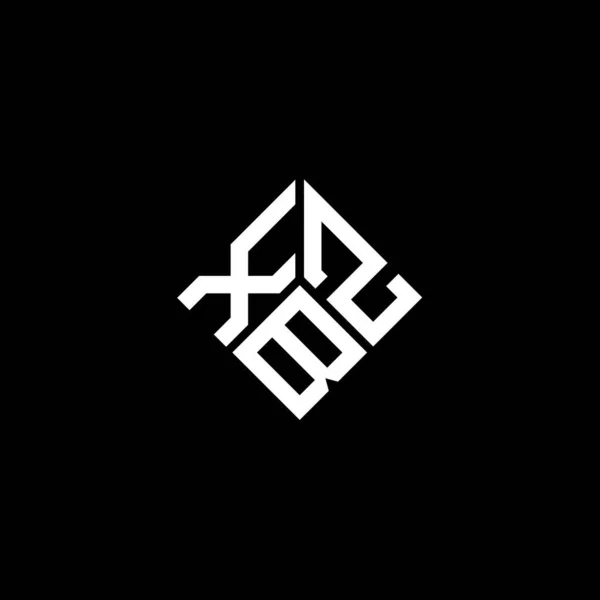 Xbz Letter Logo Design Black Background Xbz Creative Initials Letter — Stock Vector