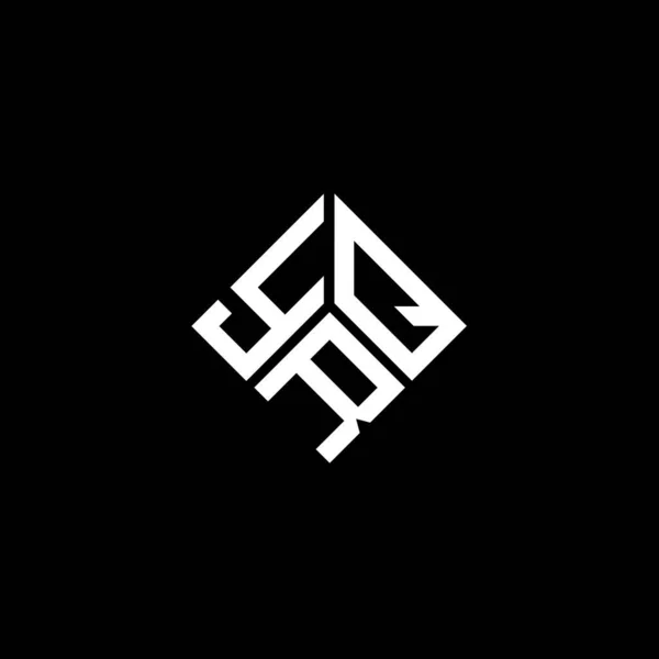Yrq Letter Logo Design Black Background Yrq Creative Initials Letter — Vettoriale Stock