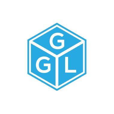 Siyah arka planda GGL harf logosu tasarımı. GGL yaratıcı harflerin baş harfleri logo kavramı. GGL harf tasarımı.