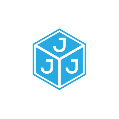 JJJ harf logosu tasarımı siyah arka planda. JJJ yaratıcı harflerin baş harfleri logo kavramı. JJJ harf tasarımı.