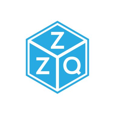 Siyah arka planda ZZQ harfi logo tasarımı. ZZQ yaratıcı harflerin baş harfleri logo kavramı. ZZQ harf tasarımı.