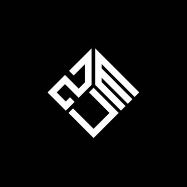 Siyah arka planda ZUM harf logosu tasarımı. ZUM yaratıcı harflerin baş harfleri logo kavramı. ZUM harf tasarımı.
