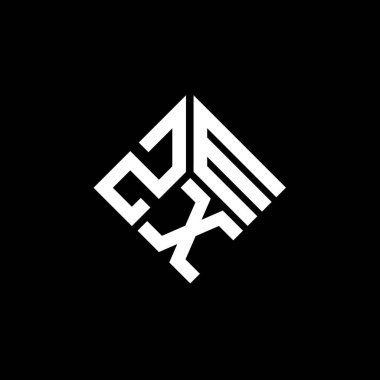 Siyah arkaplanda ZXM harf logosu tasarımı. ZXM yaratıcı harflerin baş harfleri logo kavramı. ZXM harf tasarımı.