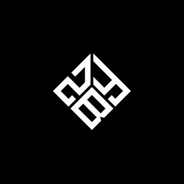 Siyah arka planda ZBY harfi logo tasarımı. ZBY yaratıcı harflerin baş harfleri logo kavramı. ZBY harf tasarımı.