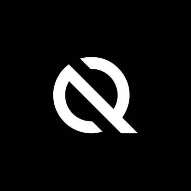 Siyah arkaplanda Q3 harfli logo tasarımı. Q3 yaratıcı harf logosu konsepti. Q3 harf tasarımı.