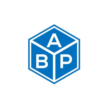 Siyah arkaplan üzerinde APB harfi logo tasarımı. APB yaratıcı harflerin baş harfleri logo kavramı. APB harf tasarımı.