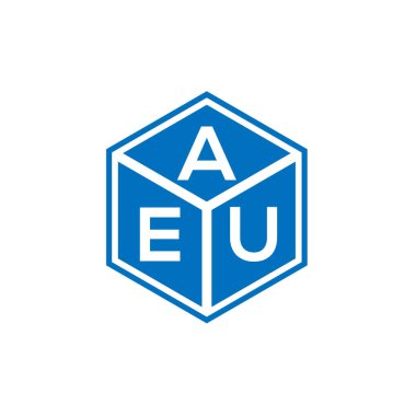 Siyah arka planda AB harfi logo tasarımı. AB yaratıcı harflerin baş harfleri logo konsepti. AB mektup tasarımı.