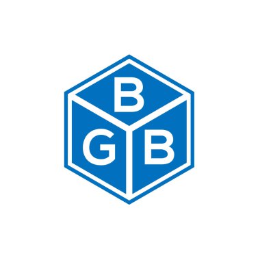 Siyah arka planda BGB harf logosu tasarımı. BGB yaratıcı harflerin baş harfleri logo kavramı. BGB harf tasarımı.