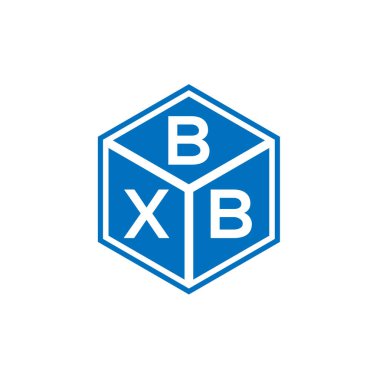 Siyah arka planda BXB harfi logo tasarımı. BXB yaratıcı harflerin baş harfleri logo kavramı. BXB harf tasarımı.
