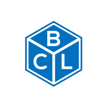 Siyah arkaplanda BCL harf logosu tasarımı. BCL yaratıcı harflerin baş harfleri logo kavramı. BCL harf tasarımı.