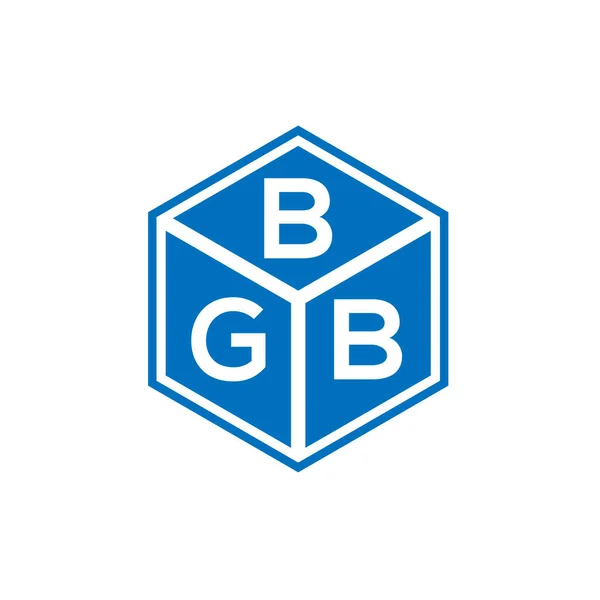 Logo Design Des Bgb Schriftzugs Auf Schwarzem Hintergrund Bgb Kreative — Stockvektor