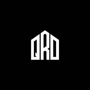 BLACK arka planında QRO harfi logo tasarımı. QRO yaratıcı harflerin baş harfleri logo kavramı. QRO harf dizaynı. QRO harfi logo dizaynı BLACK arkaplanında. QRO yaratıcı harflerin baş harfleri logo kavramı. QRO harf tasarımı. QRO harfi logo tasarımı BLACK backgrou üzerinde
