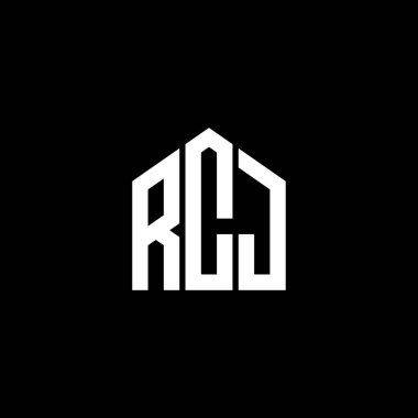 RCJ harf logosu tasarımı. RCJ yaratıcı harflerin baş harfleri logo kavramı. RCJ harf dizaynı. RCJ harf logosu tasarımı. BLACK arka planında. RCJ yaratıcı harflerin baş harfleri logo kavramı. RCJ harf tasarımı. RCJ harf logosu tasarımı BLACK backgrou