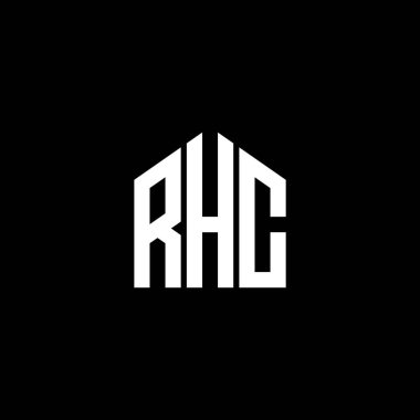 BLACK arka planında RHC harfi logo tasarımı. RHC yaratıcı harflerin baş harfleri logo kavramı. RHC harf tasarımı. RHC harf logo tasarımı. BLACK arkaplanı. RHC yaratıcı harflerin baş harfleri logo kavramı. RHC harf tasarımı. RHC harf logo tasarımı BLACK backgrou