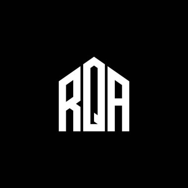 Siyah arka planda RQA harf logosu tasarımı. RQA yaratıcı harflerin baş harfleri logo kavramı. RQA harf tasarımı. RQA harfi logo tasarımı. Siyah arkaplanda. RQA yaratıcı harflerin baş harfleri logo kavramı. RQA harf tasarımı. RQA harfi logo tasarımı.