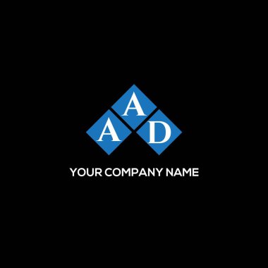 BLACK arka planında AAD harfi logo tasarımı. AAD yaratıcı harfler logosu konsepti. AAD harf tasarımı. BLACK arka planında AAD harfi logo tasarımı. AAD yaratıcı harfler logosu konsepti. AAD harf tasarımı. BLACK backgrou üzerinde AD harfi logo tasarımı
