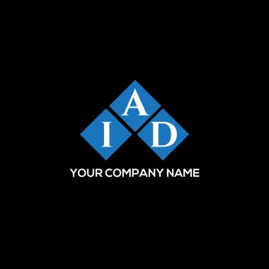 BLACK arka planında IAD harfi logo tasarımı. İç İşleri 'nin yaratıcı harfler logosu konsepti. IAD harf tasarımı. BLACK arka planında IAD harfi logo tasarımı. İç İşleri 'nin yaratıcı harfler logosu konsepti. IAD harf tasarımı. BLACK backgrou üzerine IAD harf logosu tasarımı