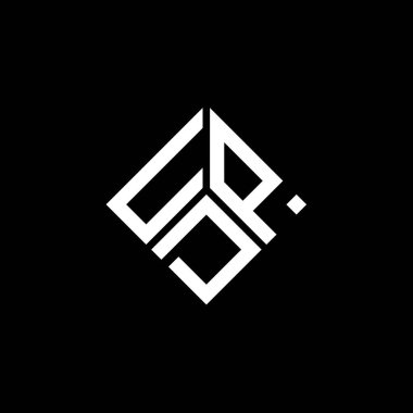 Siyah arka planda UPD mektup logosu tasarımı. UPD yaratıcı harfler logosu konsepti. UPD harf tasarımı.