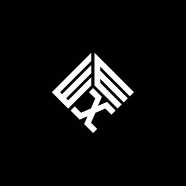 Siyah arkaplanda WMX harf logosu tasarımı. WMX yaratıcı harflerin baş harfleri logo kavramı. WMX harf tasarımı.