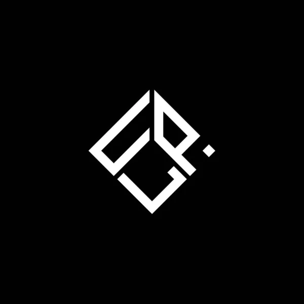 Upl Logo Ontwerp Zwarte Achtergrond Upl Creatieve Initialen Letter Logo — Stockvector