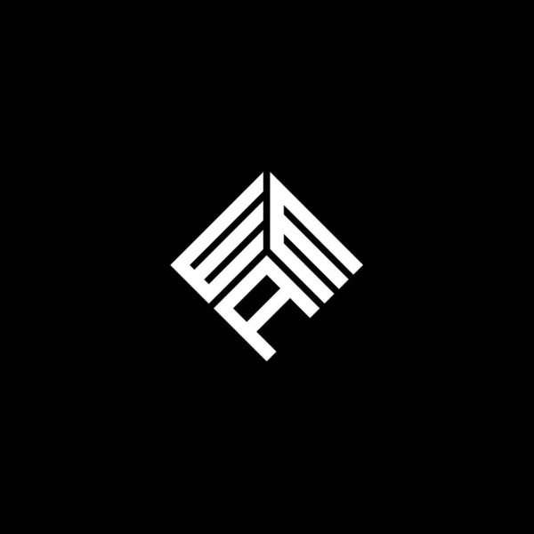 Diseño Del Logotipo Letra Wma Sobre Fondo Negro Wma Iniciales — Archivo Imágenes Vectoriales