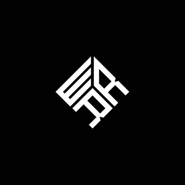 Wrr Lettre Logo Design Sur Fond Noir Wrr Initiales Créatives — Image vectorielle