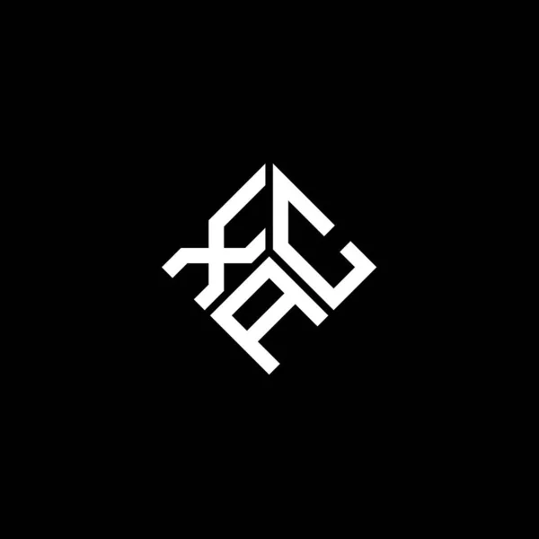 Projekt Logo Litery Xca Czarnym Tle Kreatywne Inicjały Xca Koncepcja — Wektor stockowy