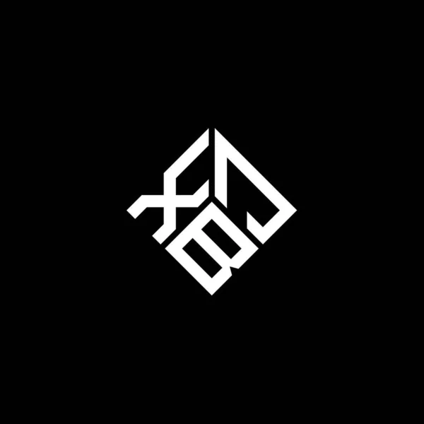 Xjb Letter Logo Design Black Background Xjb Creative Initials Letter — Stock Vector