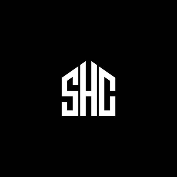 Shc 디자인이 있습니다 Shc 창의적 이니셜 Shc 디자인 — 스톡 벡터